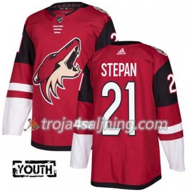 Arizona Coyotes tröja Derek Stepan 21 Adidas 2017-2018 Vinröd Authentic - NHL Tröjor Barn